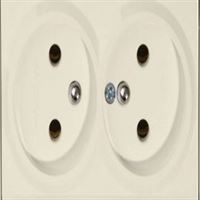 RİTA MEK TUŞ İKİLİ UPS PRİZ KREM 1